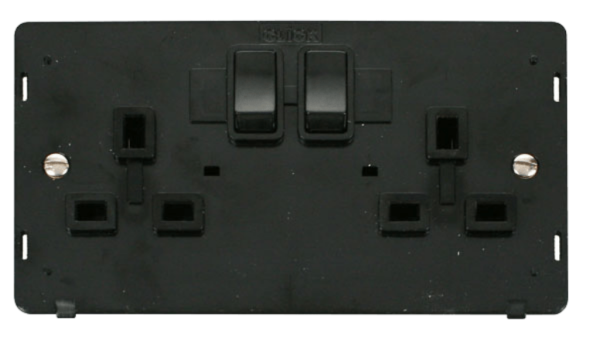 Socket, Interior 2 Gang DP Switched