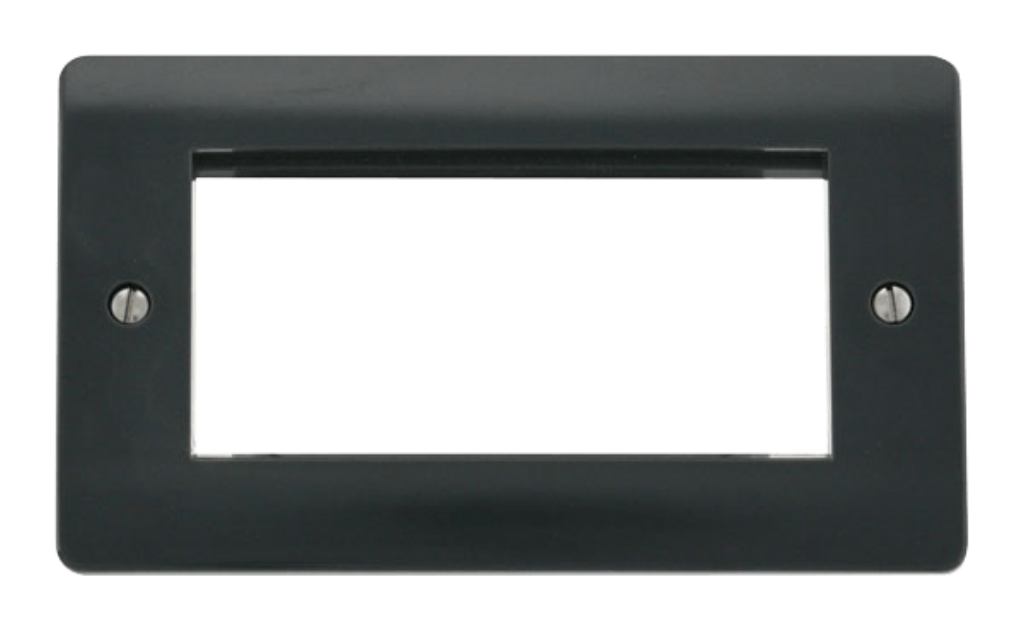 Click CMA312AG Frontplate 2G 4Aperture