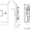 Switch, Plate 4 Gang 2 Way Rounded Edge, IP20 - Image 2