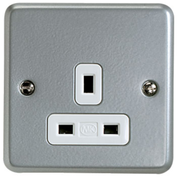 Socket, 1 Gang Unswitched Surface