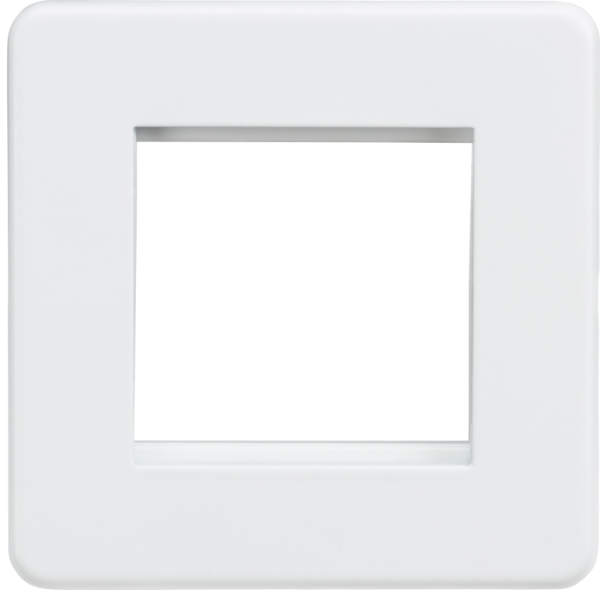 Faceplate, Screwless 2 Gang Modular