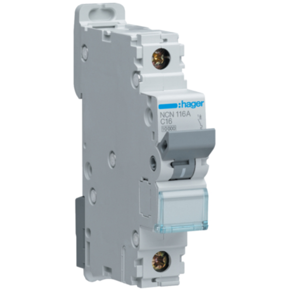 HAGER NCN116A 16A SP 10K