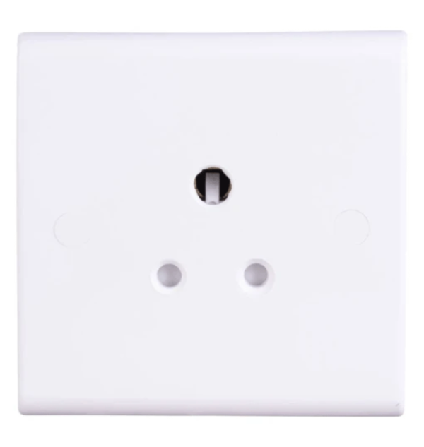 Deta S1331 1Gang Round Pin Socket 5A