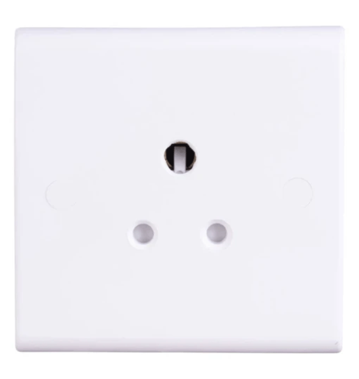 Deta S1331 1Gang Round Pin Socket 5A