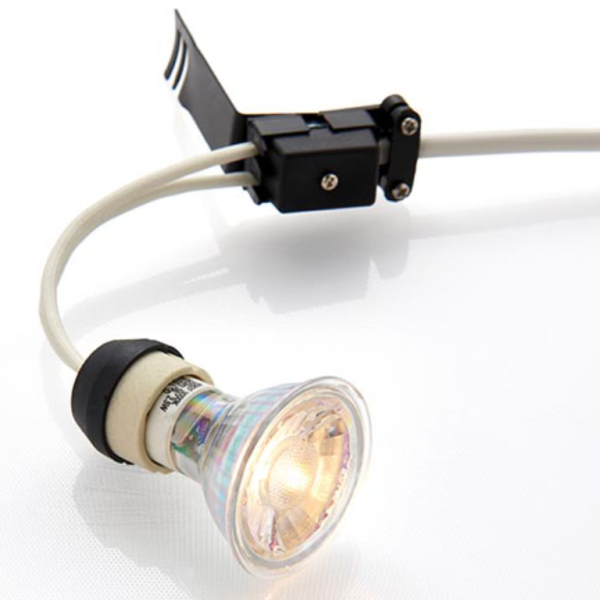 Lampholder, GU10 c/w Stirrup Bracket &, Covered Terminal Block - Image 3