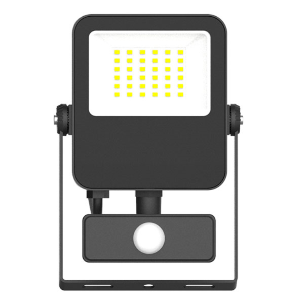 30W Floodlight, Skyline Slim+ LED c/w PIR