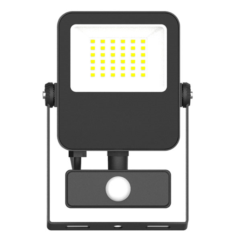 30W Floodlight, Skyline Slim+ LED c/w PIR