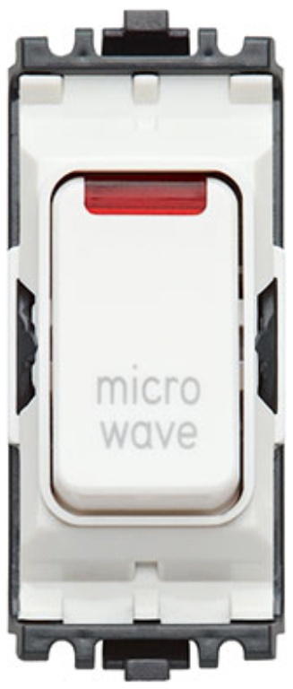 Grid Switch, 1 Way DP Microwave c/w Neon