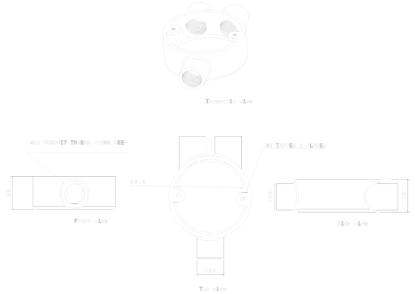 METPRO - MB7G 20MM GALV Y BOX - Image 3