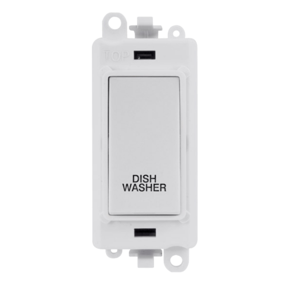 Switch, DP Module - White Insert, Printed Dishwasher