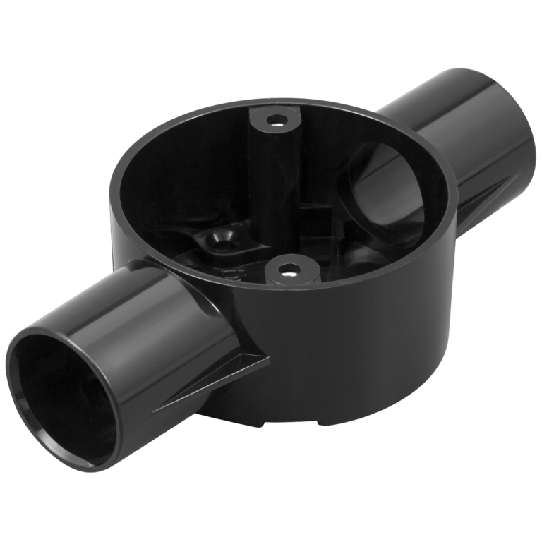MT 25MM THROUGH BOX BLK