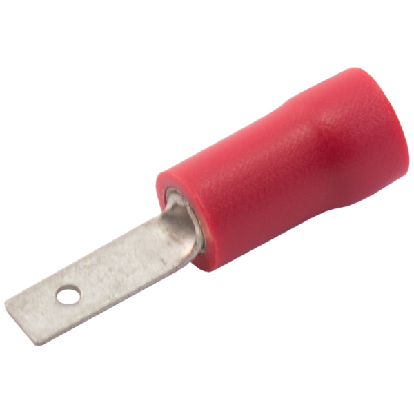 Terminal, Push-On Male Preinsulated, Pack 100