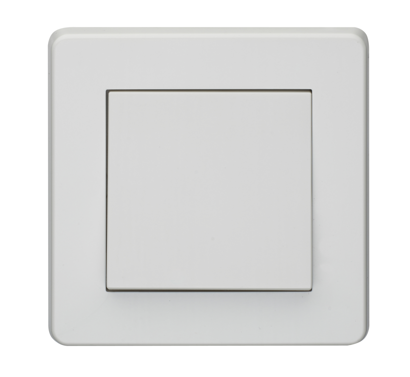 Plate Switch, 1 Gang 2 Way SP Corinthian