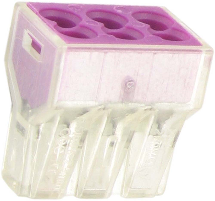 Connector, Push In 6 Conductor Pk=50