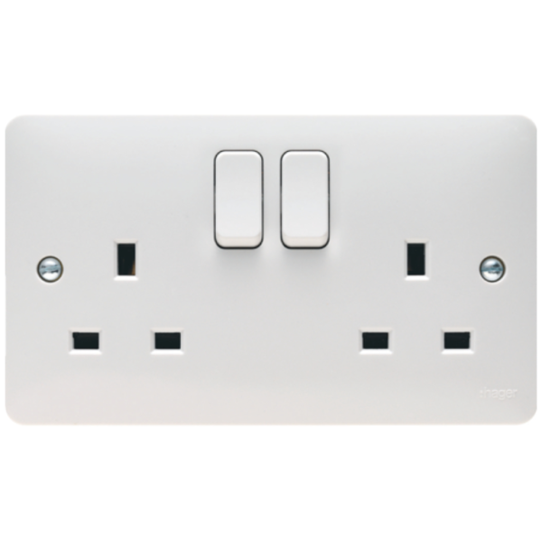 Hager WMSS82 Socket 2G D