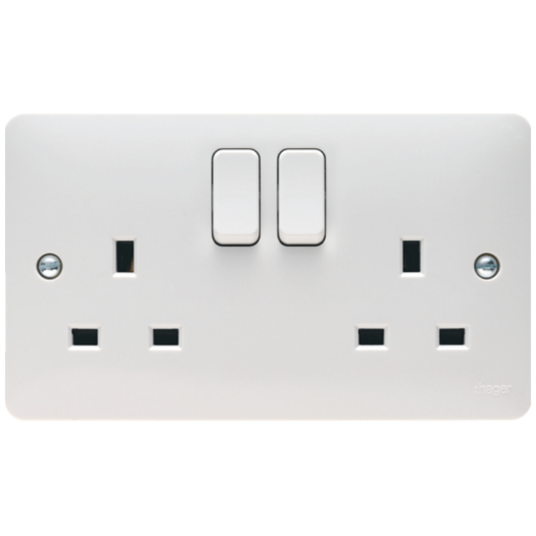 Hager WMSS82 Socket 2G D