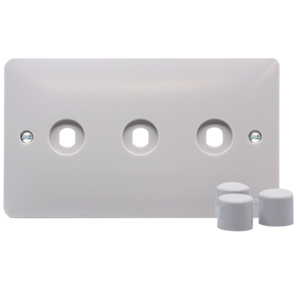 Kit, 3 Gang Dimmer Switch Plate