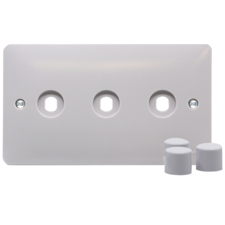 Kit, 3 Gang Dimmer Switch Plate