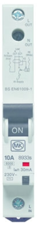 RCBO, SP Class AC Type C, 1 Module