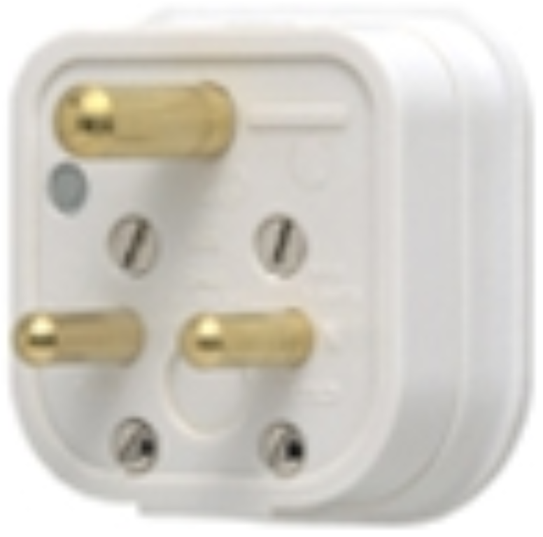 Plug, Round Pin Fused 5 Amp