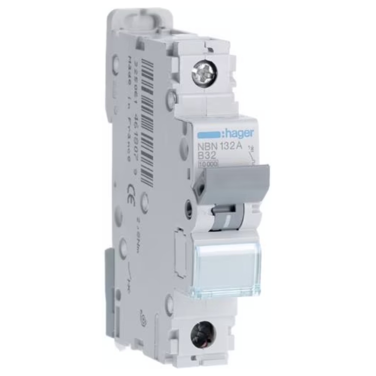 HAGER NBN132A MCB SP TYP