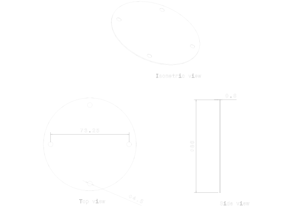 Gasket, Circular, 4 Hole - Image 2
