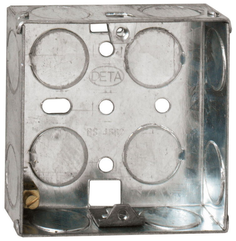 Box, 1 Gang Back Flush