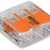 WAGO 221-413 3-WAY SLIM (50) PER BOX