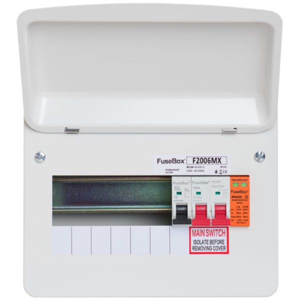 FuseBox F2006MX Con/Unt 6-Way SPD 100A - Image 3