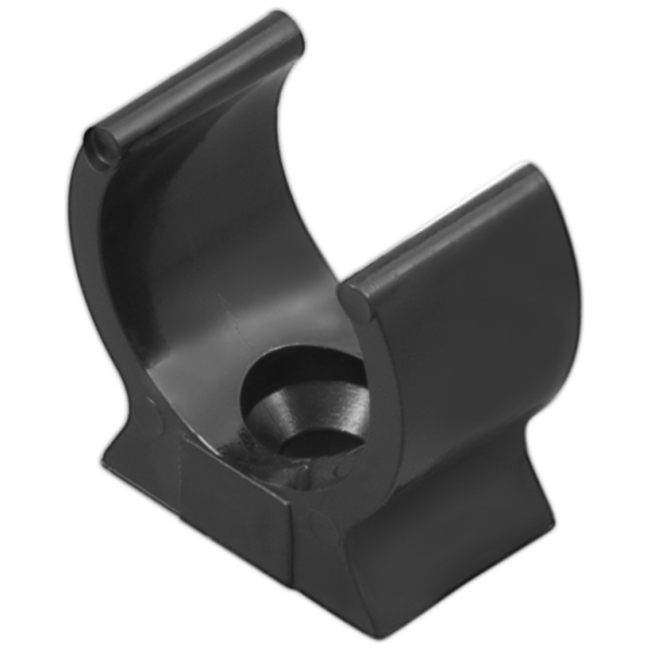 MT 20MM RND U CLIP BLK