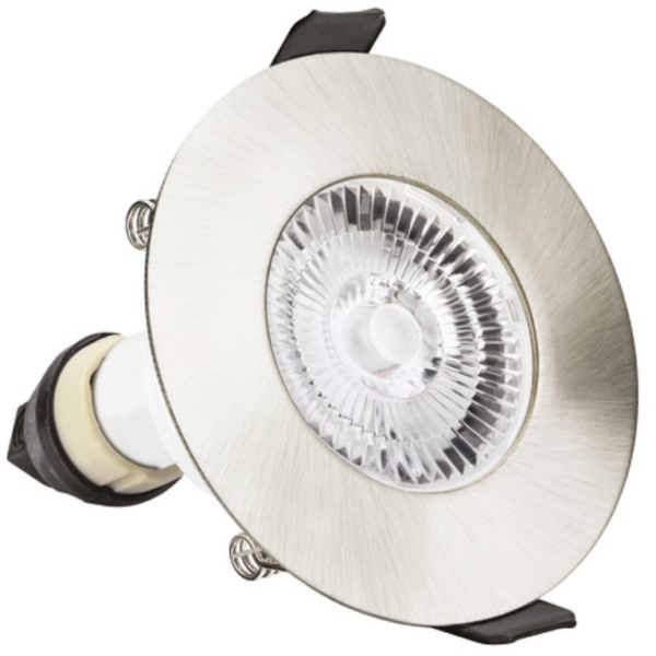 Downlight, Fire Rated Round c/w GU10 Holder, Loop-in Loop-out Terminal Block