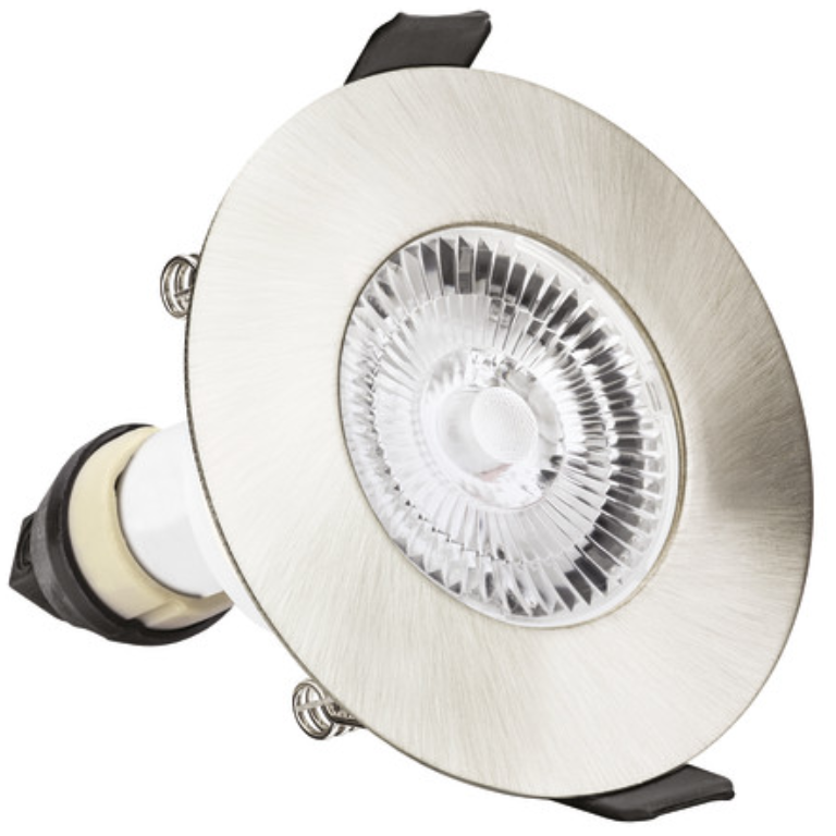 Downlight, Fire Rated Round c/w GU10 Holder, Loop-in Loop-out Terminal Block