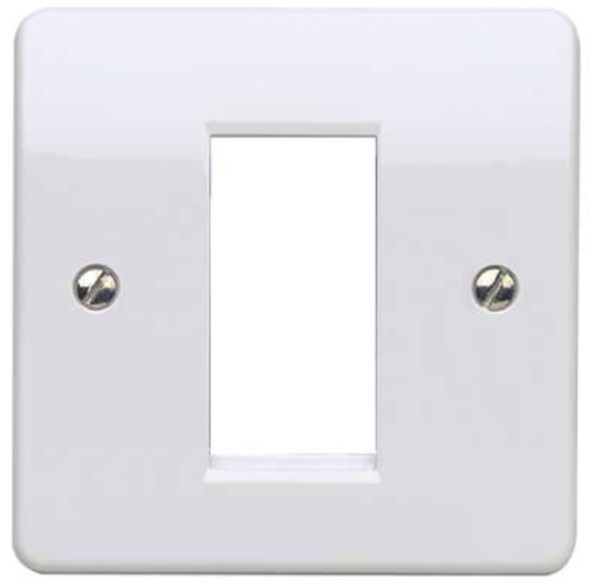Frontplate, 1 Gang 1 Module Euro