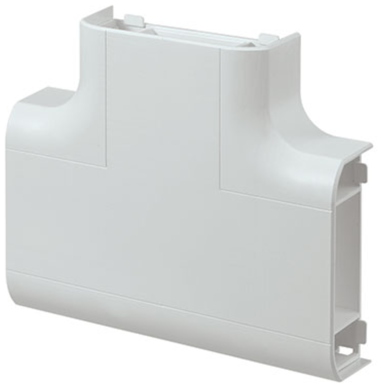 Tee, Flat Up for 3D Skirting Trunking