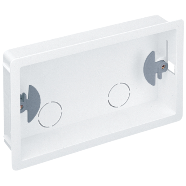 Box, 2 Gang Dry Lining Flush, Adjustment 1-11mm