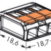 WAGO 221-413 3-WAY SLIM (50) PER BOX - Image 3