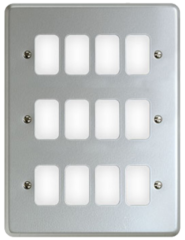 Frontplate, 12 Module