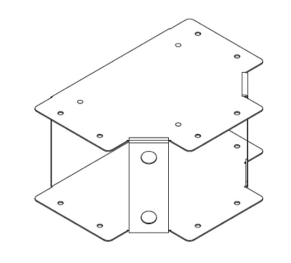 Tee, Inside Lid Gusset c/w Turnbuckles &, Lid for Trunking