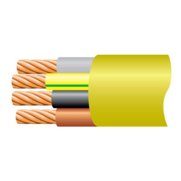Cable, 4 Core Arctic Grade Flex, 100m Reel