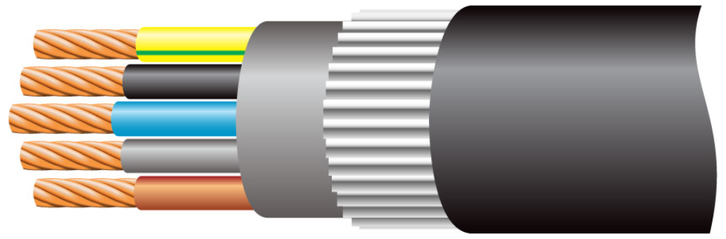 CABLE 1.5MM 5CORE LSF/SWA (1M)