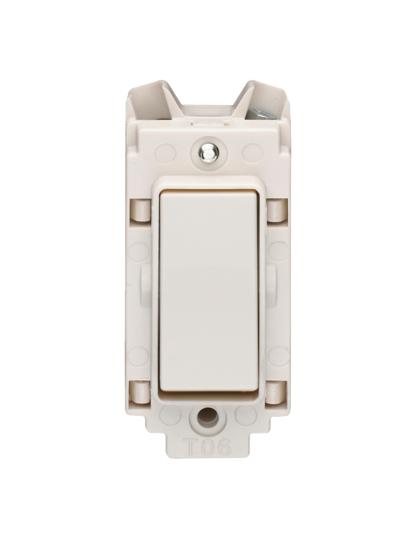Grid Switch, 1 Way SP Module c/w Moulded Rocker