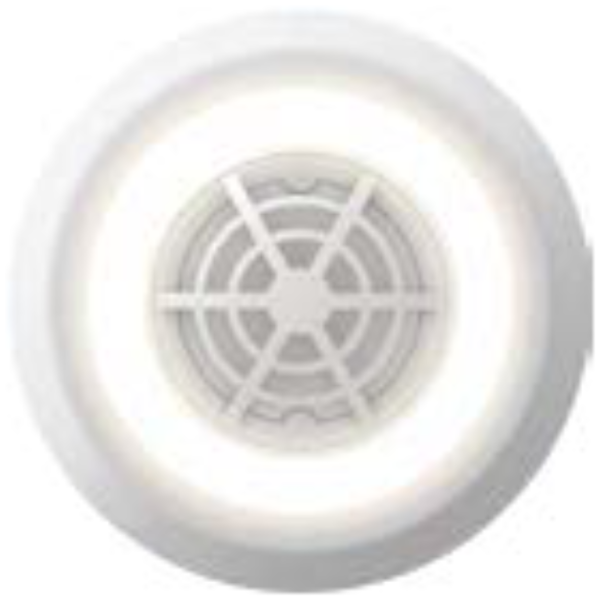 Downlight, Lumi-Heat 4000K IP20, c/w Mains 10Yr Batt RF Heat Alarm