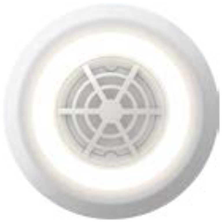 Downlight, Lumi-Heat 4000K IP20, c/w Mains 10Yr Batt RF Heat Alarm