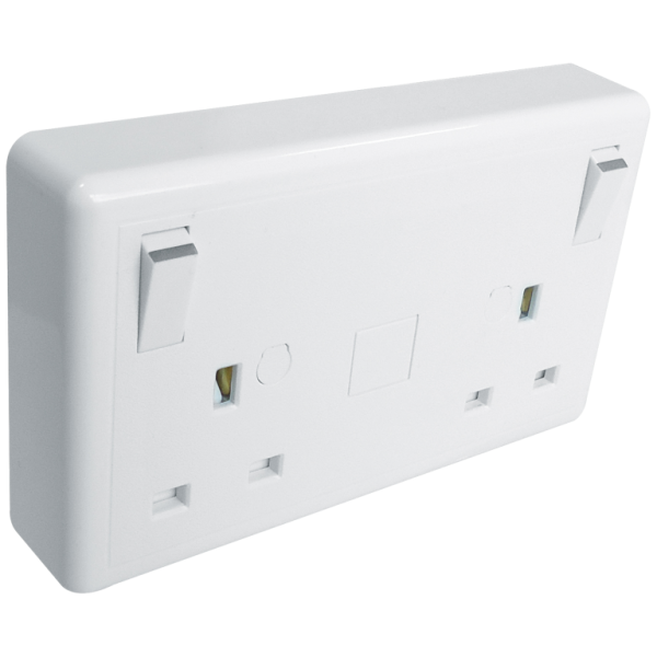 Socket, Converter 1 Gang to 2 Gang IP20 - Image 3