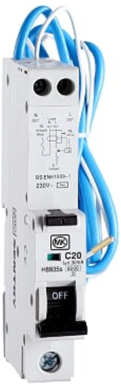 RCBO, SP Class AC Type C, 1 Module