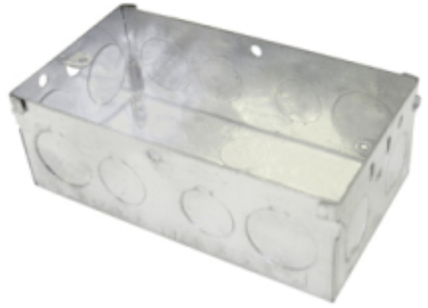2G 47MM METAL FLUSH BOX