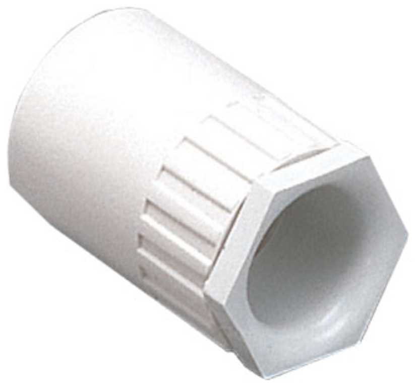 Adaptor, Female Thread, Plain Push-In With Male Bush