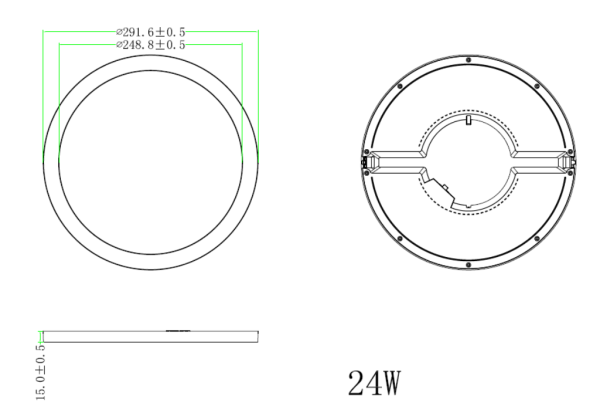LED Panel, CCT Adjustable Circular - Image 2