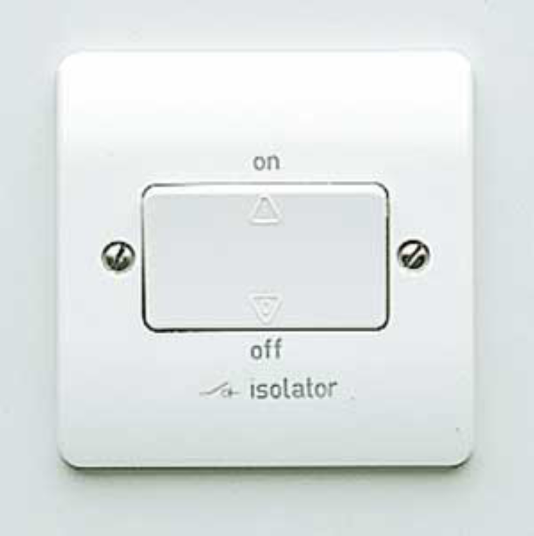 Isolator, 3P Fan c/w Switch Lock & Padlock
