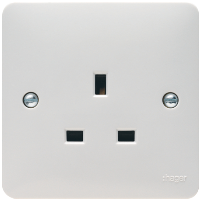 Hager WMS81 Socket 1G Un